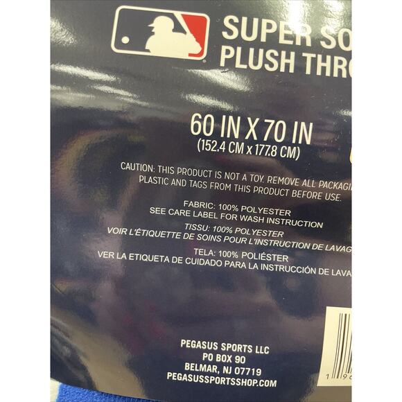 TEXAS RANGERS 60x70” Plush Blanket Throw MLB Baseball Tailgating Sports Fan Gift - Picture 5 of 6